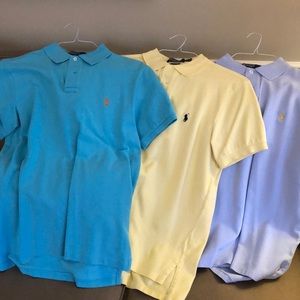 Mens polo shirts.